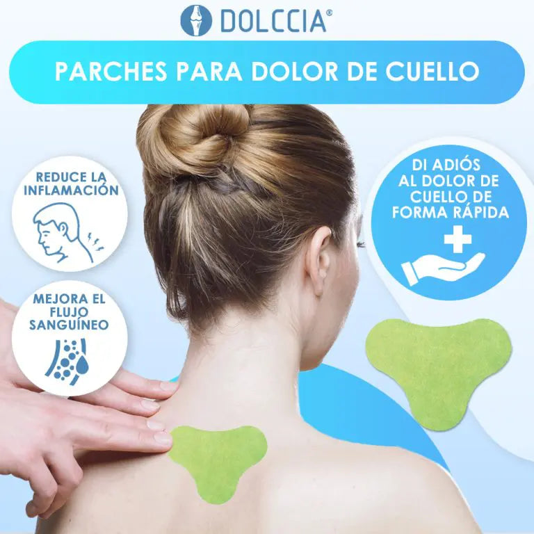 PARCHES NATURALES PARA EL DOLOR DE CUELLO Y ESPALDA DOLCCIA ®