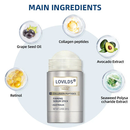 SERUM EN BARRA REAFIRMANTE CON PÉPTIDOS DE COLÁGENO LOVILDS®