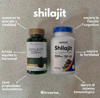 Capsulas de Shilajit  100% Puro 💎  ÚLTIMO DÍA DE OFERTA: 20 %🔥