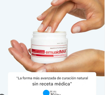 "Emuaid® reduce el dolor, el picor y la inflamación del eczema y elimina el 99,99% de las bacterias en 1 minuto1"