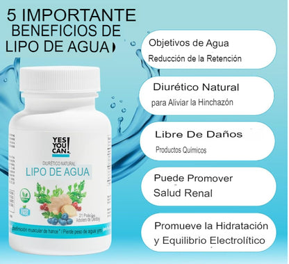 WATER LIPO - PURIFICA TU CUERTO Y ELIMINA EXCESOS✅