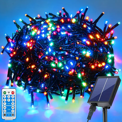 🎄Luces con panel solar navideñas 🎅